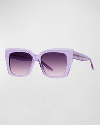 Devine Square Acetate & Titanium Sunglasses