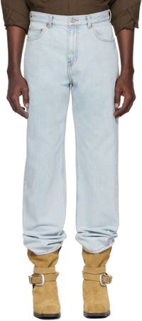 RECTO Blue Vintage Washing Jeans