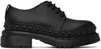 Valentino Garavani Black M-Way Rockstud Derbys