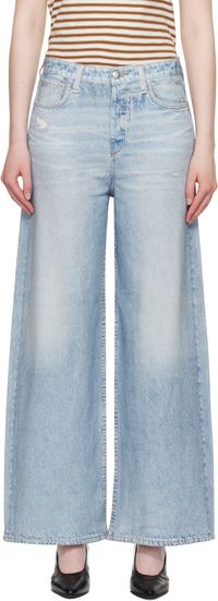 rag & bone Blue Miramar Sofie Ankle-Length Sweatpants