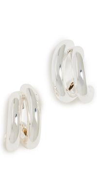 Jenny Bird Florence Earrings High Polish Silver One Size