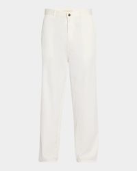 Sharka Cashmere Straight-Leg Carpenter Pants