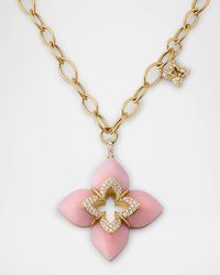 Souffle 18K Yellow Gold Diamond Venetian Princess Necklace