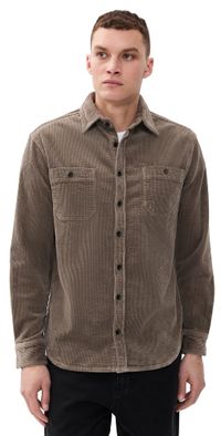Taylor Stitch The Corduroy Utility Shirt Fatigue Olive 44