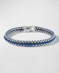 Men's Woven Box Chain Bracelet, 10mm