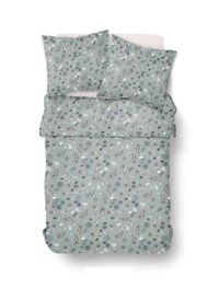 Today Linge De Maison - Parure de lit imprimé en coton - Taille 260x240 cm - Vert