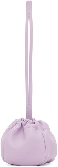 Jil Sander Purple Ripple Coin Pouch
