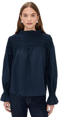 Merlette Majorelle Top Navy M