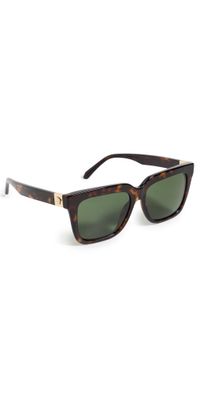 Versace Medusa Plaque Tortoiseshell Sunglasses Havana One Size