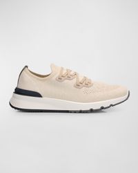 Men's Melange Knit Runner Sneakers