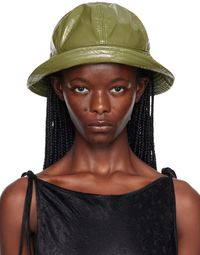 Song for the Mute Green Coated Bucket Hat