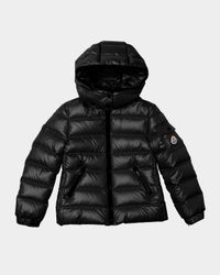 Girl's Bady Short Hooded Down Puffer Jacket, Size 4-14