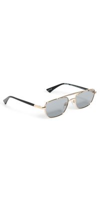 Le Specs Le Mimi Sunglasses Gold One Size