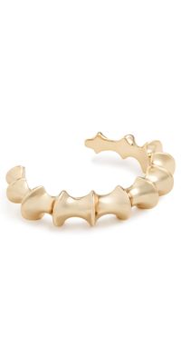 Jennifer Fisher Thin Murphy Cuff Yellow Gold One Size