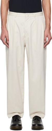 nanamica Off-White Double Pleat Chino Trousers