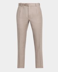 Men's Wool Twill Trousers