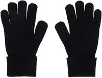 ZEGNA Black Oasi Cashmere Gloves