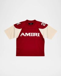 Kid's Amiri Sport Short-Sleeve Cotton T-Shirt, Size 4-12
