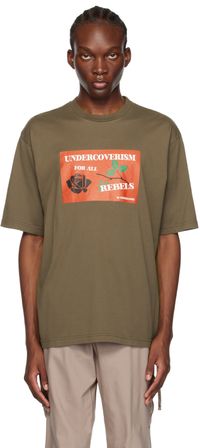 Undercoverism Brown Graphic T-Shirt