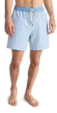 Fair Harbor The Bayberry Swim Trunks 7 Mist Seaweed S