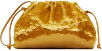 Bottega Veneta Gold Sequinned Pouch