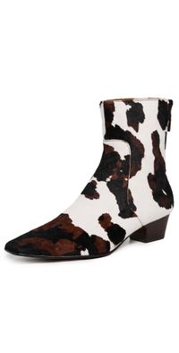 Madewell Laurel Booties Dark Carob Multi 5