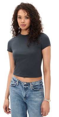 SLVRLAKE Fitted Tee Washed Black M