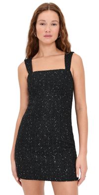 alice + olivia Keria Fitted Mini Dress Black 4