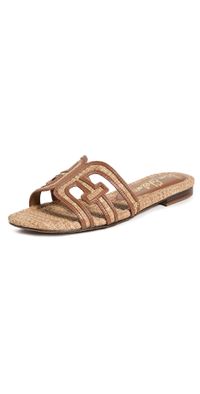 Sam Edelman Bay Mutli Sandals Tan Raffia 7