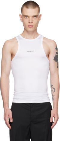 Han Kjobenhavn White Bonded Tank Top