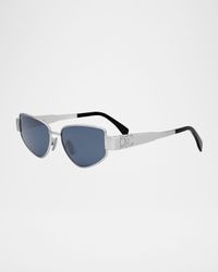 Triomphe Metal Cat Eye Sunglasses