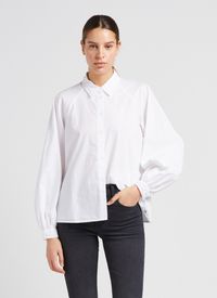 Tommy Hilfiger - Chemise col classique en coton bio - Taille 40 - Blanc