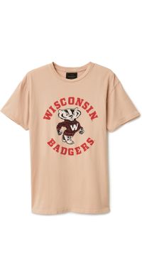 Original Retro Brand Wisconsin Badgers Tee Vintage Camel XS