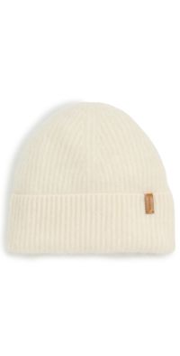 Vince Brushed Cashmere Cuffed Beanie Ivory One Size