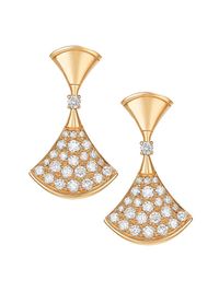 Women's Divas' Dream 18K Yellow Gold & Diamond Drop Earrings