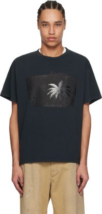 MM6 Maison Margiela Black Graphic T-shirt