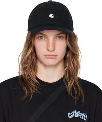 Carhartt Work In Progress Black Madison Logo Cap
