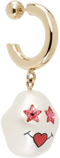 Safsafu Gold Star Cotton Candy Single Earring