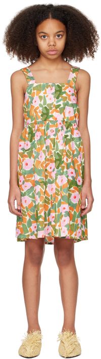 Bobo Choses Kids Multicolor Floral Strap Dress