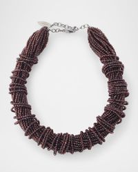 Glass Beaded Collar Necklace