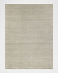Martelli Modern Hand-Loomed Light Beige Rug, 10' x 14'