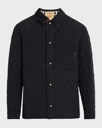 Men's Reversible Quilted Overshirt