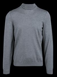Boss - Col roulé en laine vierge - Taille 3XL - Argent
