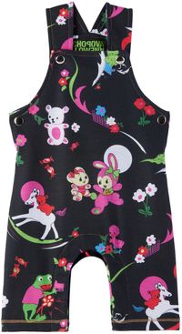 Chopova Lowena SSENSE Exclusive Baby Black Toy Print Jumpsuit