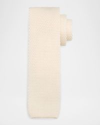 Men's Silk and Cotton Knitted Tie