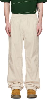 Burberry Beige Oversized Trousers