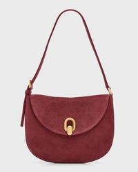 The Tondo Suede Hobo Bag