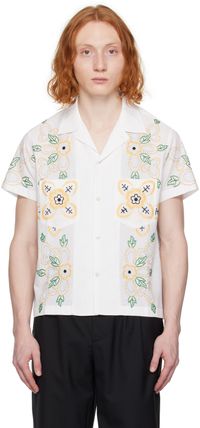 Bode White Buttercup Shirt