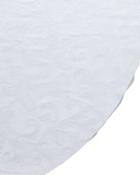 Acanthus Jacquard Round Tablecloth, 90"Dia