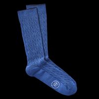 Royalties - Chaussettes en coton mélangé à torsades - Taille 40/45 - Blanc